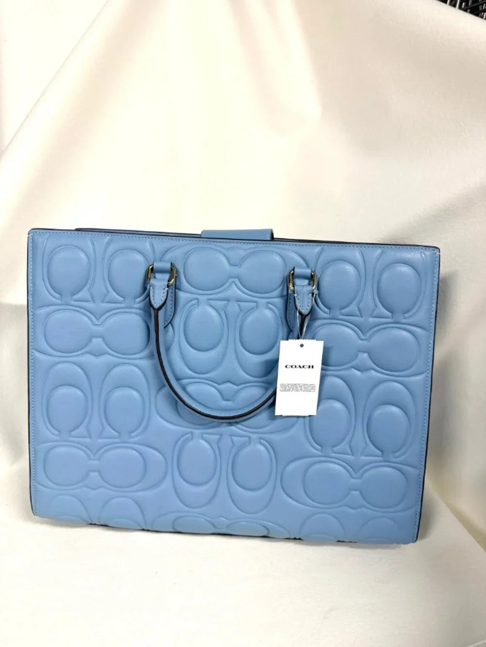 coach Maggie Tote Bag In Signature Leather cy672